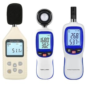 Kit Segurança Decibelímetro-Luxímetro-Termo-Higrômetro