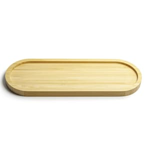 12 Travessas de Bambu Petisqueira 33x12cm Bandeja UZ Servir Decorar Gamela