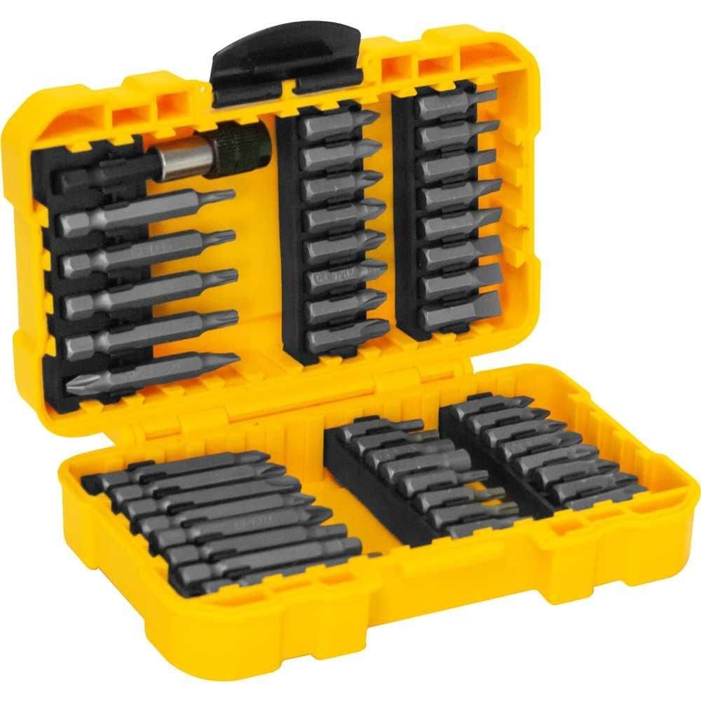 Jogo de bits/ponteiras com 46 peças encaixe sextavado de 1/4" VONDER