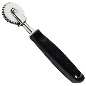 Carretilha Corta e Fecha Pastel Massa Manual Tramontina Utilitá Zamak Polipropileno Preto