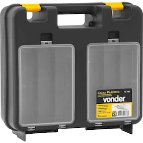 Caixa para ferramentas plástica 340 cm x 340 cm x 130 cm VD 7001 VONDER