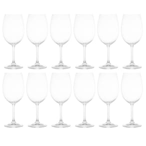 Jogo 12 Taças de Vinho Vidro 470ml Lyor Luminarc Vinery Branco Tinto Rosé