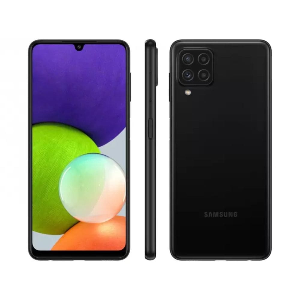Usado: Samsung A22 128 GB Preto - Regular