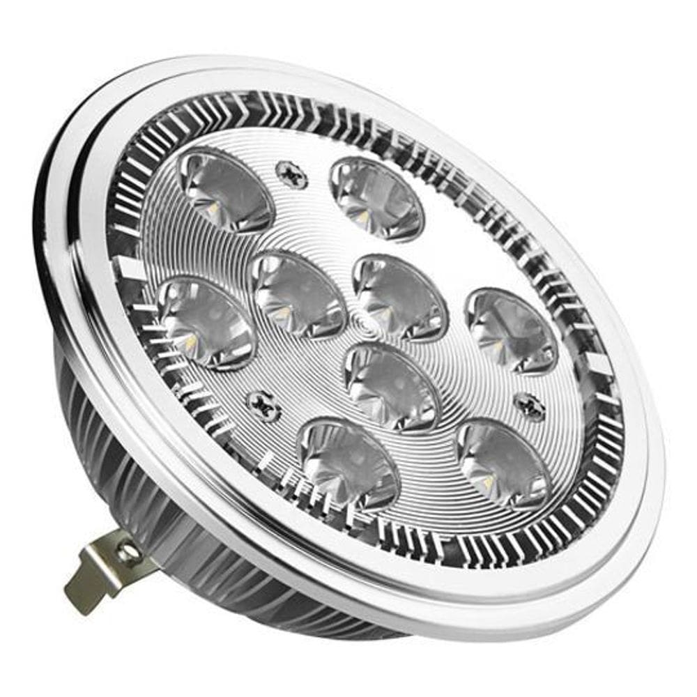 Lâmpada Ar111 9 Leds 12W 4 Graus 3000K Profissional Bivolt