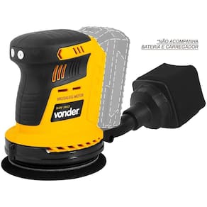 Lixadeira roto-orbital bateria intercambiável de 18 V sem bateria e sem carregador ILOV 1813 VONDER