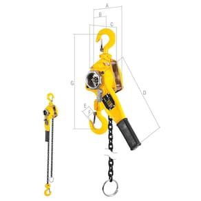 Talha Manual Alavanca 15 Tonelada Elevação 30m TA 315 Vonder