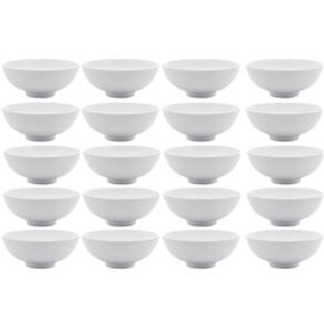 Kit 20 Tigelas para Sobremesa em Melamina 12,5x5cm Petiscos Restaurantes Hotéis