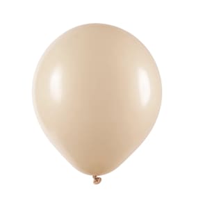 BALÃO REDONDO LISO- ART-LATEX Nº 09 - AREIA - Pacote com 50 unidades