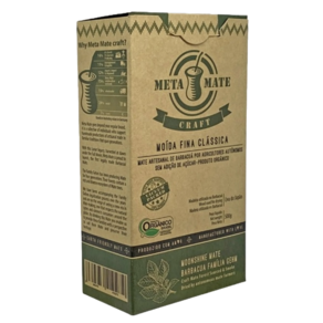 Mate Artesanal de Barbacuá Moída Orgânica Meta Mate 500g