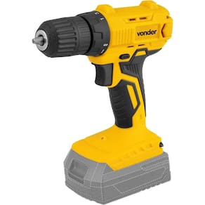 Parafusadeira furadeira a bateria 18 V sem bateria e sem carregador IPFV 1851 VONDER