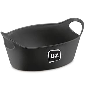 Kit 24 Cestos para Servir Batata Frita Preto 21x9cm Restaura
