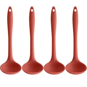 Kit 4 Conchas de Silicone Utensílios Cozinha Talheres para S