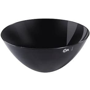Kit 12 Tigelas Saladeiras Servir Pretas 3,5L Bowls Pipoca So