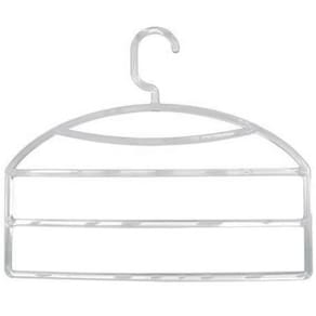 50 Cabides Transparentes Triplos para Calças Loja Closet Gua