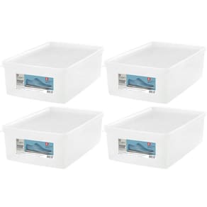 Kit 4 Caixas Organizadoras para Calçados 38 a 46 Empilháveis