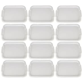 Kit 12 Bandejas para Servir 39x28cm de Plástico Lanchonete R