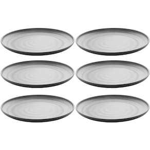 Conjunto 6 Pratos 18cm Melamina Lyor Tóquio Oriental Japones