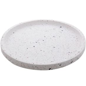 Bandeja Decorativa de Mármore Terrazzo 30cm Redonda Lyor Dec
