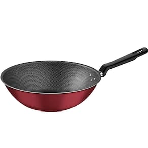 Wok Tramontina Loreto Antiaderente Starflon Max Vermelho 28c