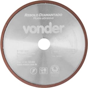 Rebolo diamantado para afiação de serras 150 mm VONDER