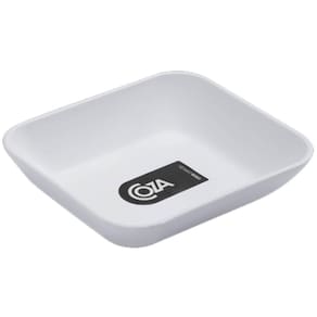 Travessa Bandejinha de Servir Petiscos Branco 10x9cm Sushi M
