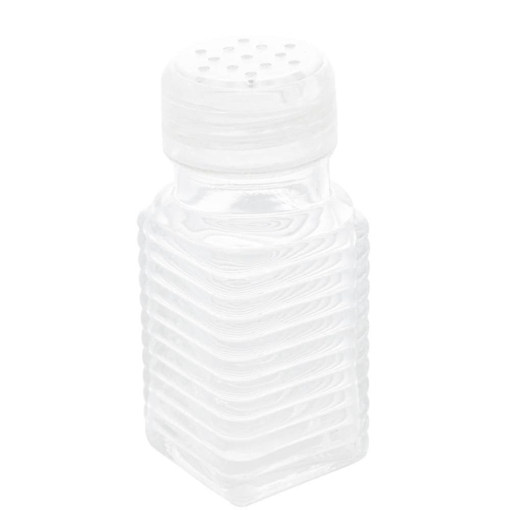 Pote Saleiro Pimenteiro Lyor 80ml Temperos Quadrado de Vidro