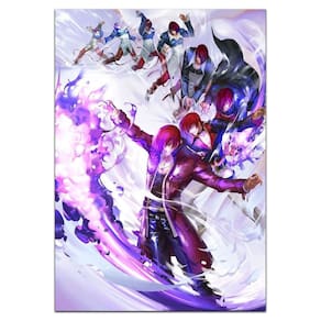 Quadro A3 em MDF KOF Iori Yagami - Gerações