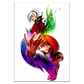 Quadro A3 em MDF The King of Fighters XI Artwork
