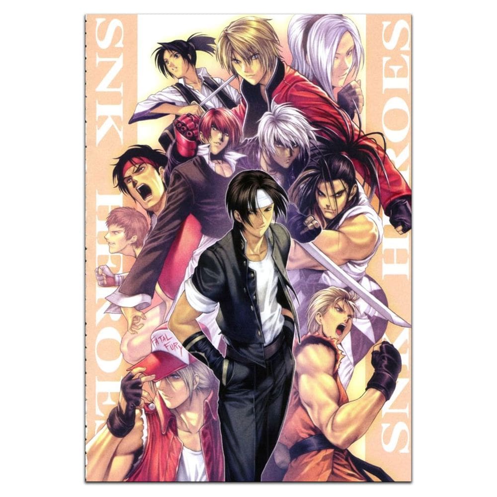 Quadro A3 em MDF SNK Heroes