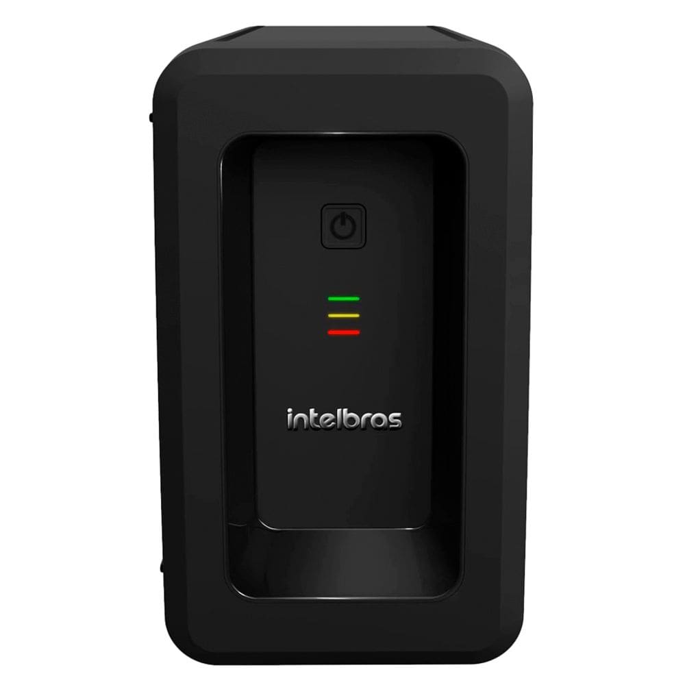 Nobreak Interativo Intelbras ATTIV 1500VA, Bivolt, Semi Senoidal, Com 8 Tomadas de Saída 115V Preto