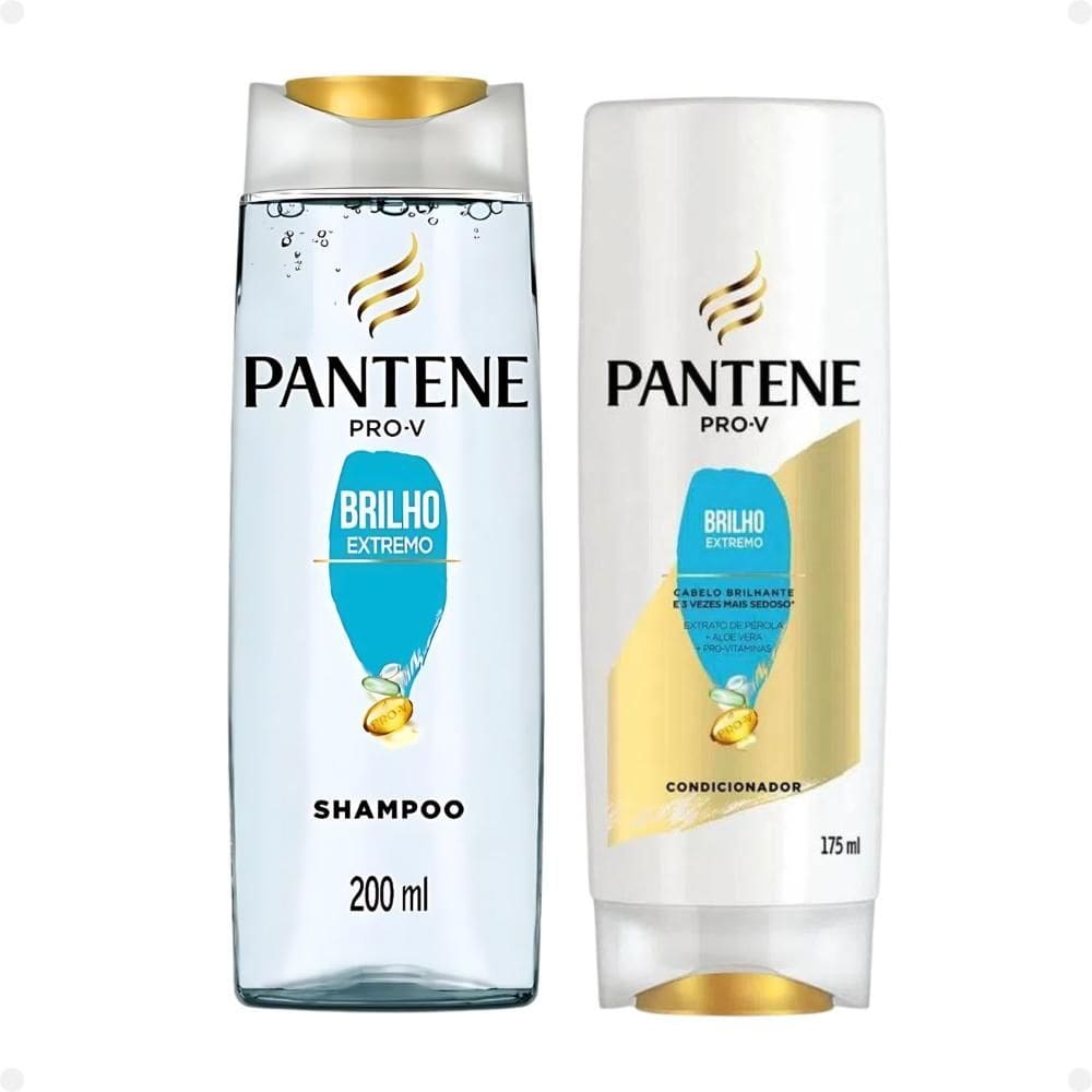 Shampoo + Condicionador Pantene Pro-v Brilho Extremo