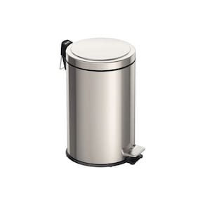 Lixeira Inox Pedal Brasil 12 Litros E Balde Tramontina
