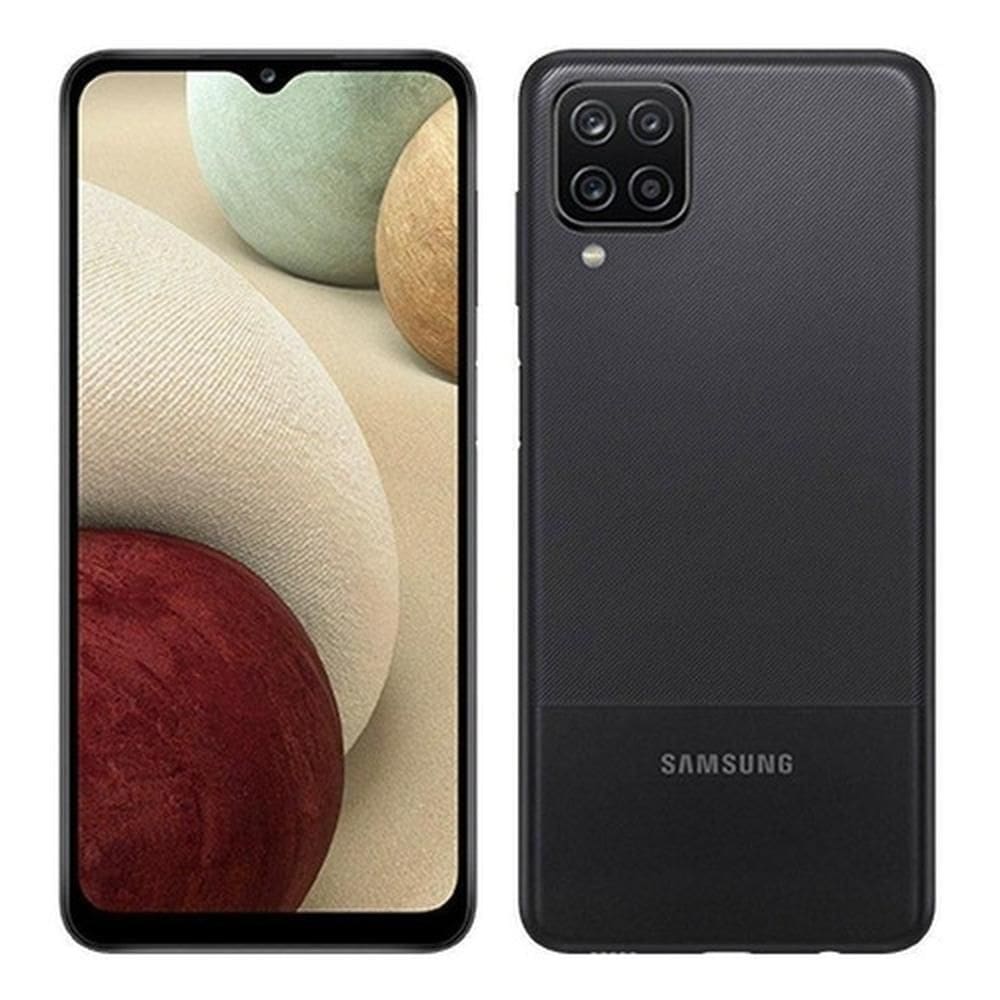 Usado: Samsung A12 64 GB Preto - Regular