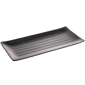 Travessa Servir Comida Japonesa Sushi Sashimi 35x16cm Retang