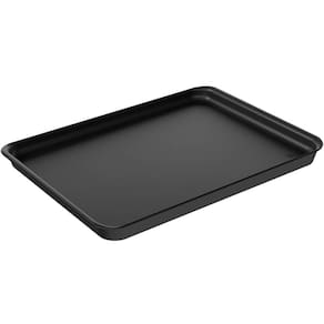 Kit 12 Bandejas Plásticas para Servir 32x23cm Preto Restaura