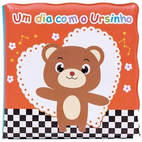 Livrinho de Banho Um Dia com o Ursinho Buba PVC Impermeável