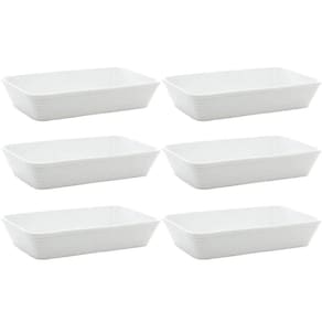 Conjunto 6 Travessas de Porcelana para Restaurante Buffet 1,