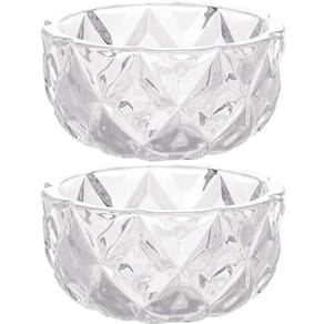 Conjunto 2 Bowls de Cristal Diamond Lyor 270ml para Frutas P