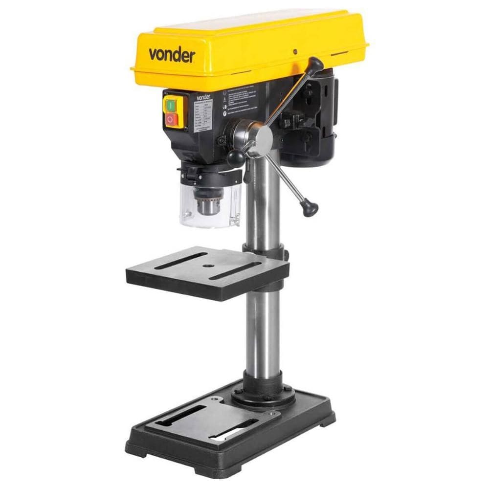 Furadeira de Bancada 16mm 220V com Mesa Giratória Inclinável