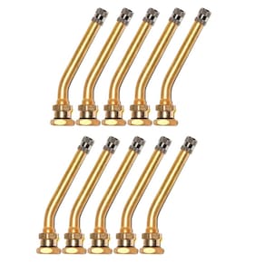 10 Unidades Válvula para Pneu sem Câmara 110mm V3-20-6 Latão Fiontar