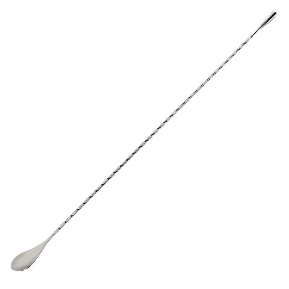 Kit 6 Colheres Bailarina Espiral 45cm Mexer Suco Drink Coque