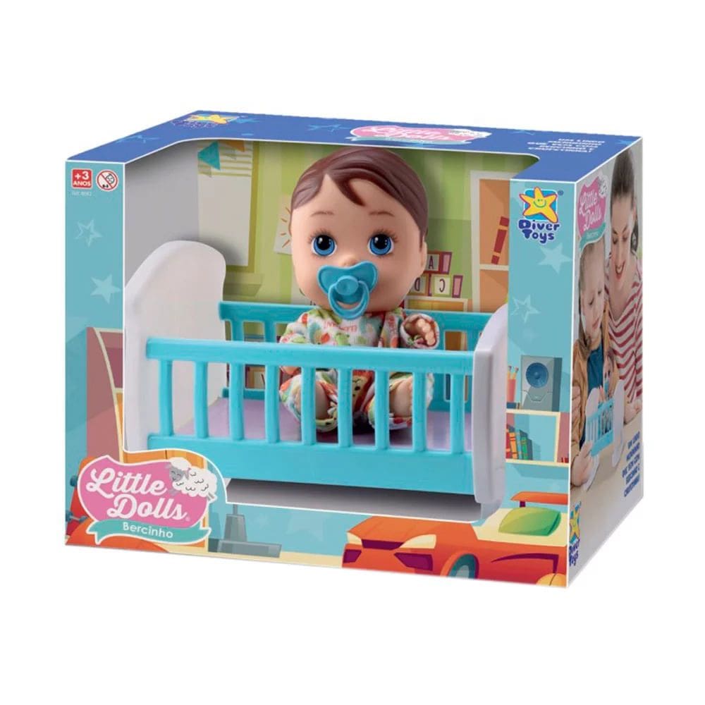 Boneca Little Dolls Bercinho Menino