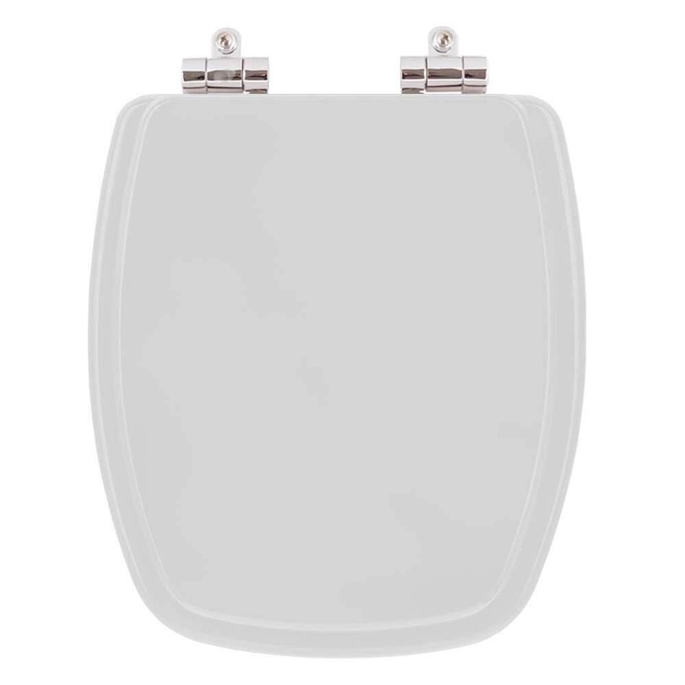 Assento Sanitário Poliester Soft Close Amarilis Cinza Claro para vaso Fiori 6lpf
