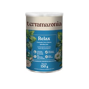 Relax Camomila, Erva Cidreira e Spirulina Azul Terramazonia 150g