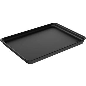 Kit 24 Bandejas Plásticas Servir Coza 32x23cm Preto Restaura