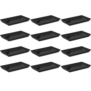 Kit 12 Pratos para Sushi Comida Japonesa com Porta Shoyu Com