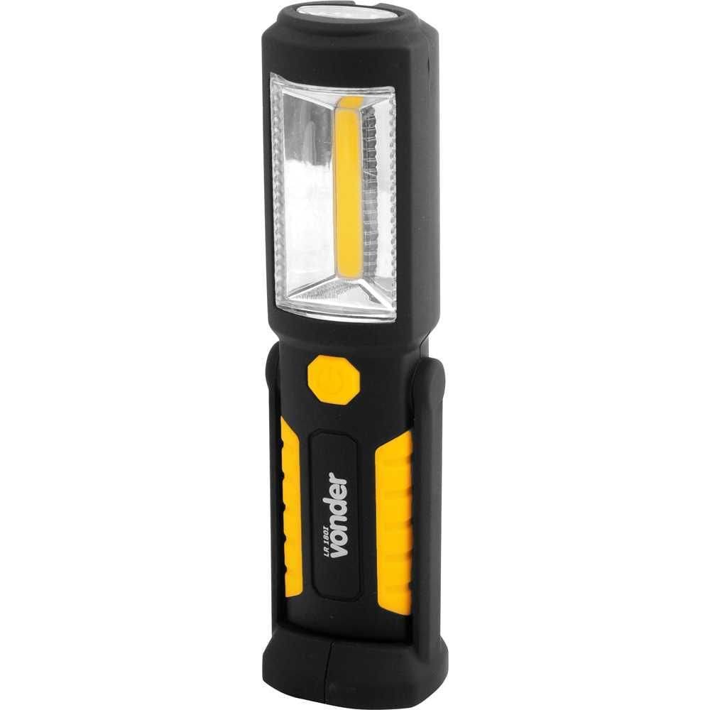 Lanterna recarregável de inspeção 2 W COB + 3 LEDs LR 180I V