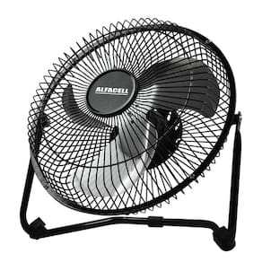 Mini Ventilador de Mesa 24cm 3 Pás Alfacell AL12003 Preto