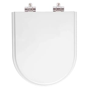 Assento Sanitario Poliester Com Amortecedor Riviera Branco Para Vaso Celite