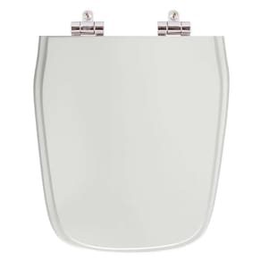 Assento Sanitário Poliester Soft Close Imperium Cinza Prata para vaso Celite